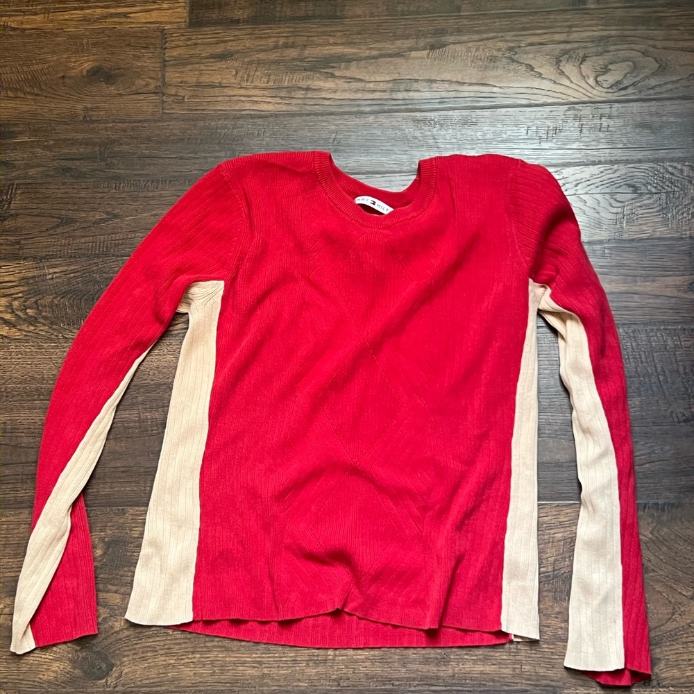 Vintage Tommy Hilfiger Red Sweater